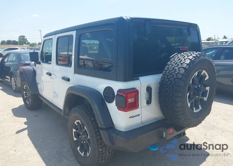 2024 Jeep Wrangler 4Xe Rubicon 4Xe из США, поврежденный, VIN 1C4RJXR64RW240523